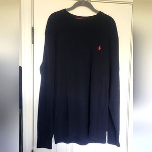 Polo Ralph Lauren Waffle Long Sleeve Black size Large